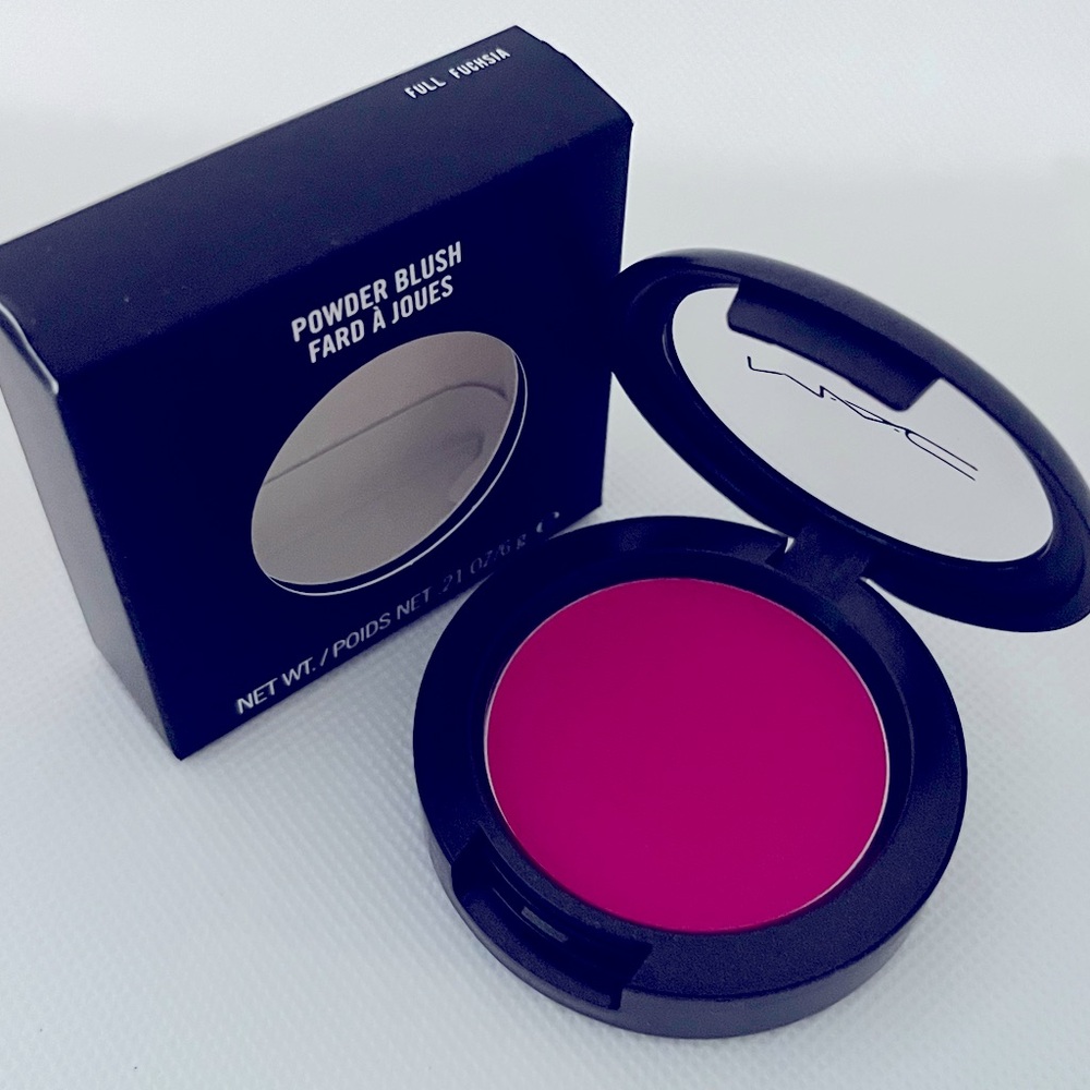New MAC Cosmetics POWDER BLUSH Full Fuchsia bright intense, satin $25.00 - Picture 1 of 10